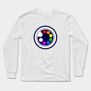 Abstract palette icon Long Sleeve T-Shirt